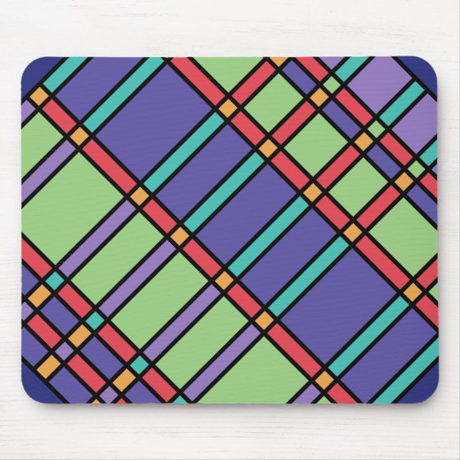 Mousepad Vidro Colorido Cores Brilhantes (Frente)