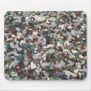 Mousepad Vidro do mar na praia de vidro - Bermuda