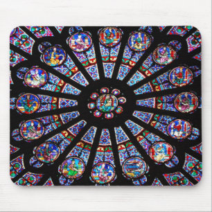 Mousepad Vidro do Notre Dame's Sained Glass