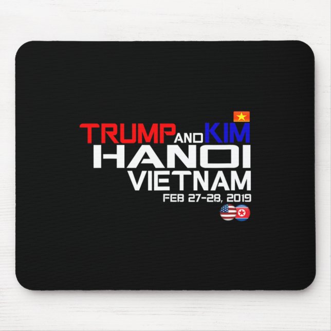 Mousepad Vietnam Suummit Kim And Trump T Shirt  (Frente)