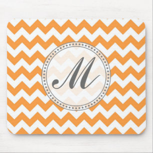 Mousepad Vigas alaranjadas brilhantes - texto feito sob