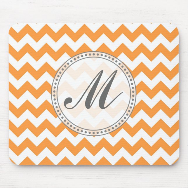 Mousepad Vigas alaranjadas brilhantes - texto feito sob (Frente)