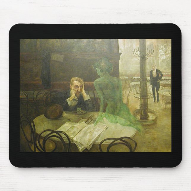 Mousepad Viktor Oliva. Bebedor do absinto (Frente)