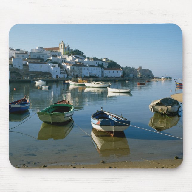 Mousepad Vila de Pesca de Ferragudo, Algarve, Portugal (Frente)