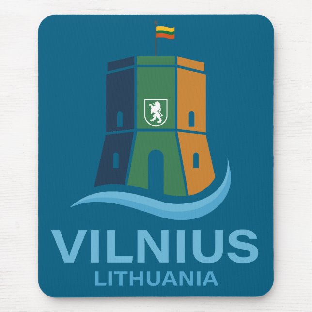 Mousepad Vílnius Lituânia (Frente)