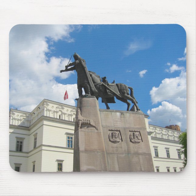 Mousepad Vilnius Statue, LITUÂNIA — Mouses pads (Frente)