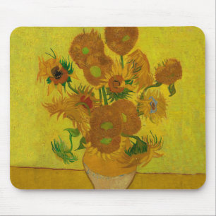 Mousepad Vincent Van Gogh 15 Sunflower Painting