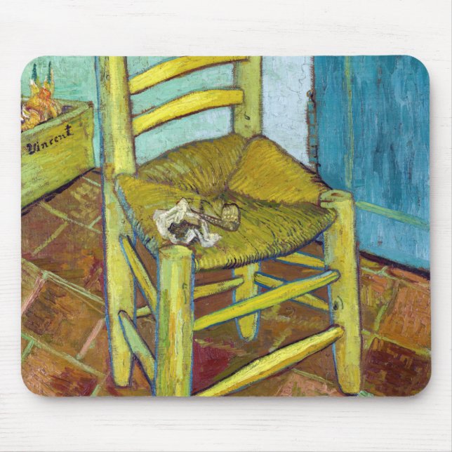 Mousepad Vincent van Gogh - A Cadeira de Van Gogh (Frente)