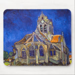 Mousepad Vincent van Gogh - A Igreja em Auvers<br><div class="desc">Igreja de Auvers / l'Eglise à Auvers-sur-oise de Vincent Van Gogh em 1890</div>