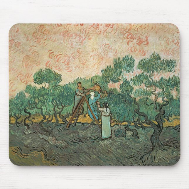 Mousepad Vincent van Gogh | as máquinas desbastadoras (Frente)