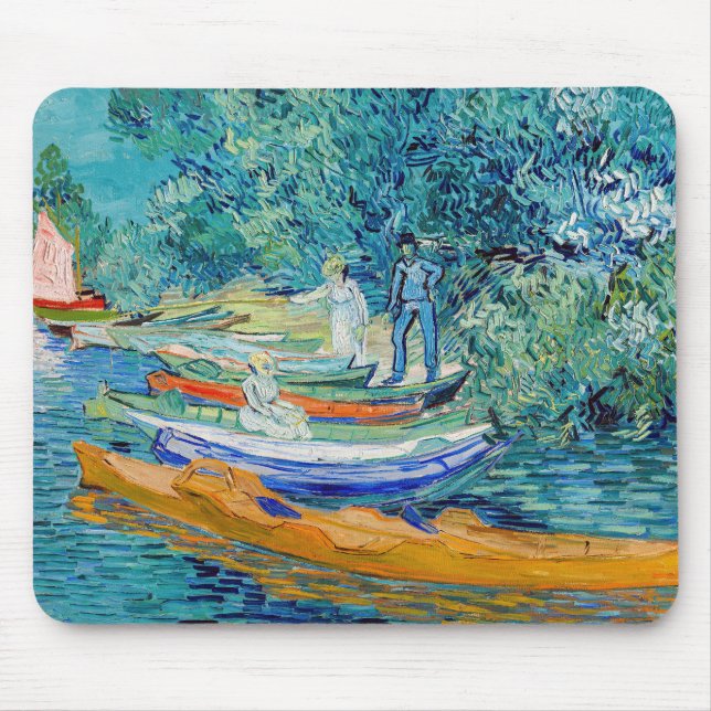 Mousepad Vincent van Gogh - Banco do Oise em Auvers (Frente)