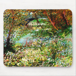 Mousepad Vincent Van Gogh - Bancos do Sena em Primavera
