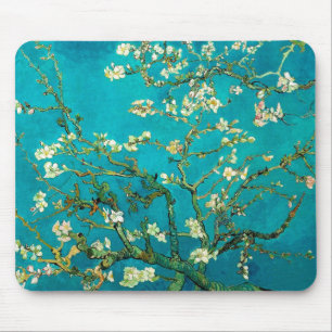 Mousepad Vincent Van Gogh Blossoming Almond Tree Arte Flora