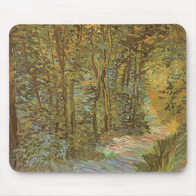 Mousepad Vincent van Gogh - Caminho nas Florestas (Frente)