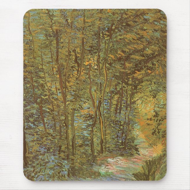 Mousepad Vincent van Gogh - Caminho nas Florestas (Frente)