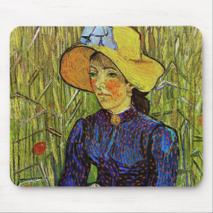Mousepad Vincent van Gogh - Camponesa com Chapéu de Palha