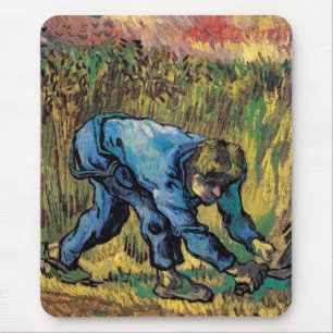 Mousepad Vincent Van Gogh - Ceifador com Foice - Arte Fina