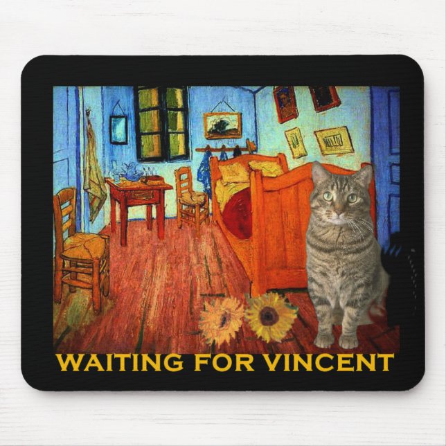 Mousepad Vincent van Gogh de espera (Frente)