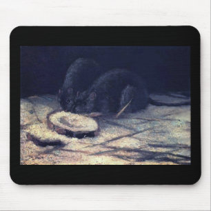 Mousepad Vincent Van Gogh - Dois Ratos - Rato Lover Belas A