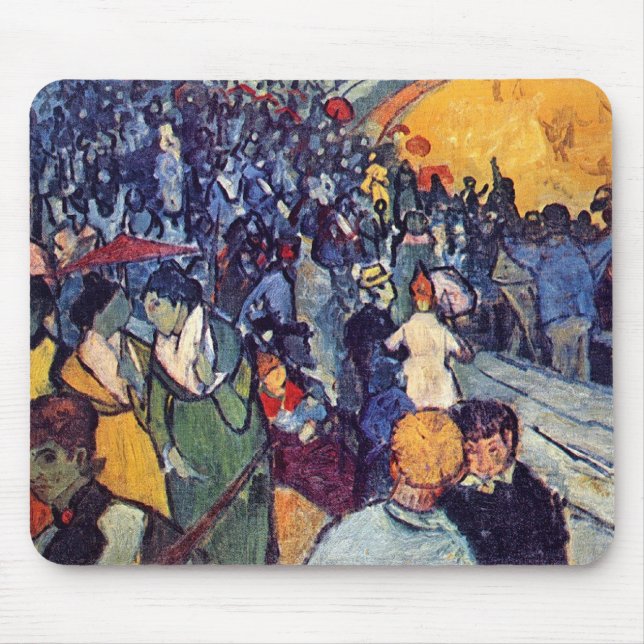 Mousepad Vincent Van Gogh - Espectadores Na Arena (Frente)