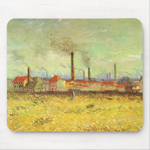 Mousepad Vincent van Gogh - Fábricas em Asnieres