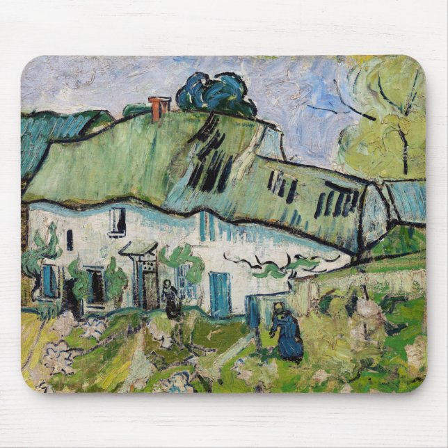 Mousepad Vincent van Gogh - Farmhouse com Dois Números (Frente)