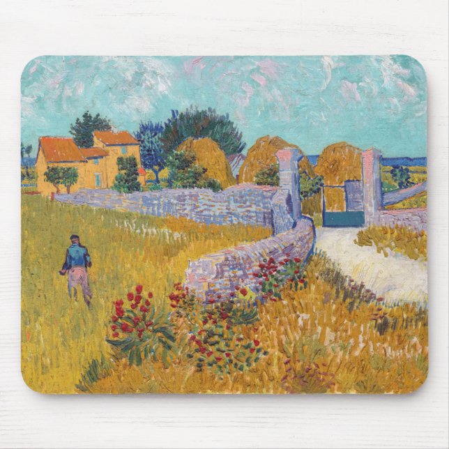 Mousepad Vincent van Gogh - Farmhouse in Provence (Frente)