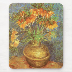 Mousepad Vincent van Gogh - Fritilárias em um Vaso de Cobre