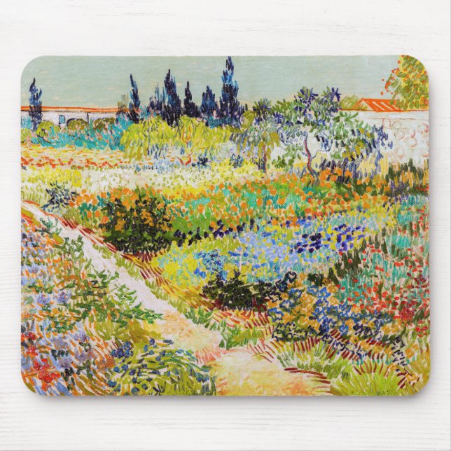 Mousepad Vincent van Gogh - Jardim de Arles (Frente)