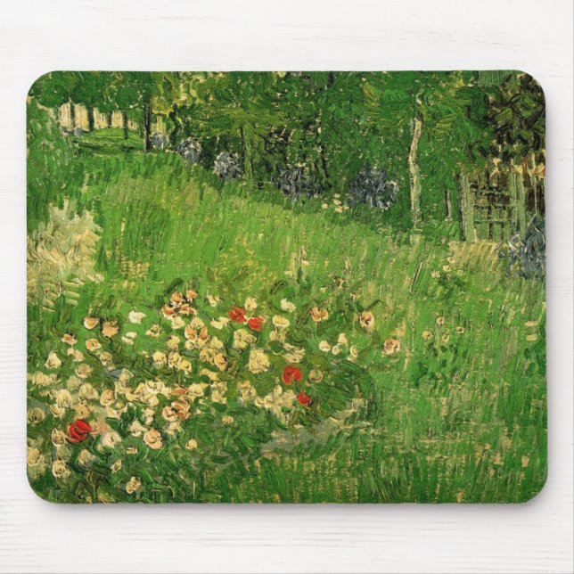 Mousepad Vincent van Gogh - Jardim do Daubigny (Frente)