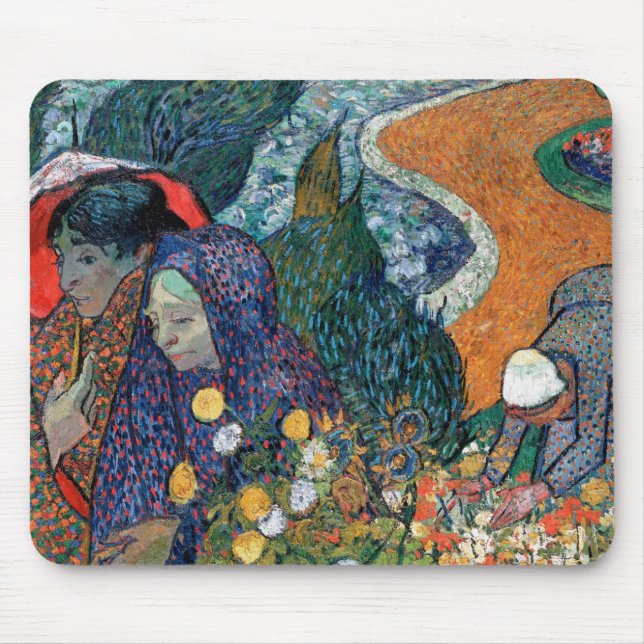 Mousepad Vincent Van Gogh - Memória do Jardim em Etten (Frente)