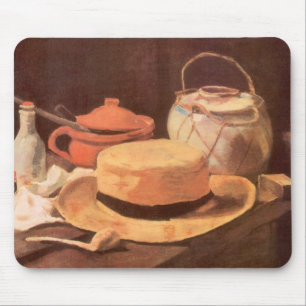 Mousepad Vincent van Gogh - Natureza Morta com Chapéu de Pa