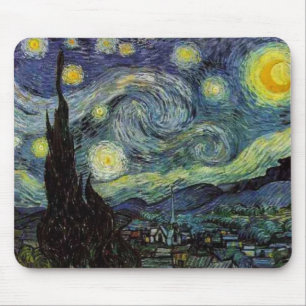Mousepad Vincent van Gogh - Noite Estrelada