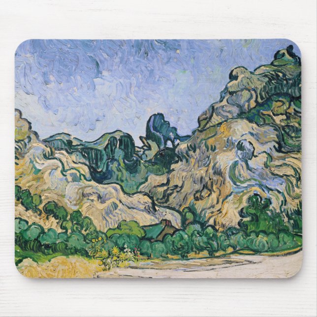 Mousepad Vincent van Gogh | o Alpilles, 1889 (Frente)