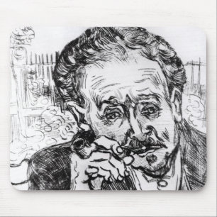 Mousepad Vincent van Gogh o homem com a tubulação