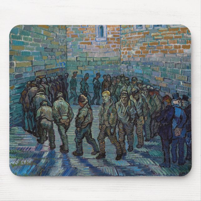 Mousepad Vincent van Gogh - O Pátio da Prisão (Frente)