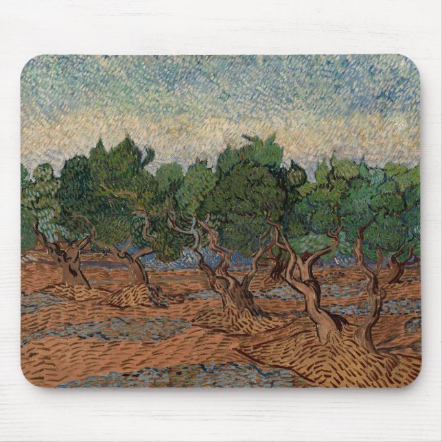 Mousepad Vincent van Gogh - Olive Grove (Frente)