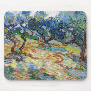 Mousepad Vincent van Gogh - Oliveiras: Céu azul-claro