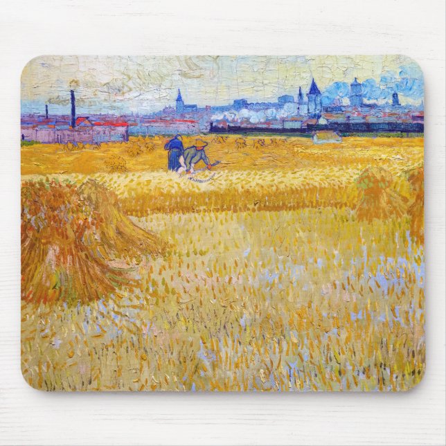 Mousepad Vincent van Gogh - Os Harvesters (Frente)