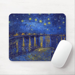 Mousepad Vincent Van Gogh, pintura A Noite Estrelada
