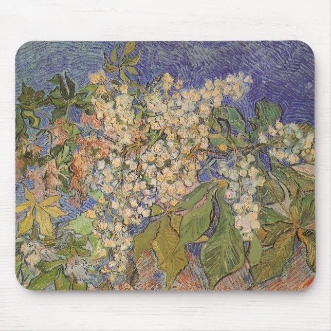 Mousepad Vincent van Gogh - Ramos de Castanheiro em Flor (Frente)