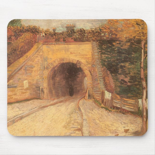 Mousepad Vincent van Gogh - Roadway Underpass, O Viaduto (Frente)