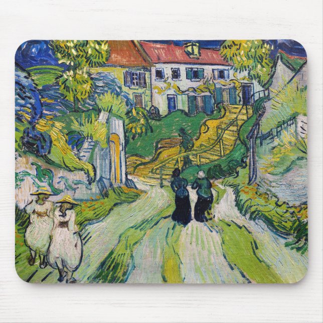 Mousepad Vincent van Gogh - Stairway em Auvers (Frente)
