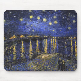 Mousepad Vincent Van Gogh Starry Night Sobre O Ródano