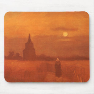 Mousepad Vincent van Gogh - Torre Antiga nos Campos