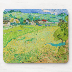 Mousepad Vincent van Gogh - Vista dos navios perto de Auver