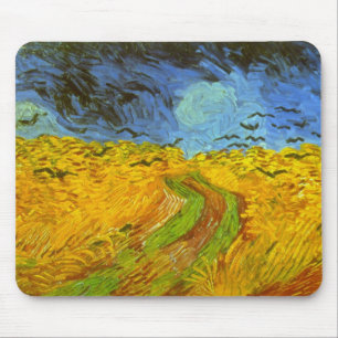 Mousepad Vincent van Gogh Wheat Field com Crows