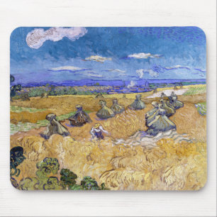 Mousepad Vincent van Gogh - Wheat Stacks with Reapers