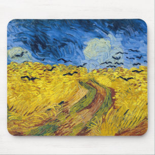 Mousepad Vincent van Gogh - Wheatfield com Crows