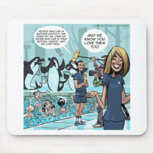 Mousepad Vingança da Orca por Rick London Divertido